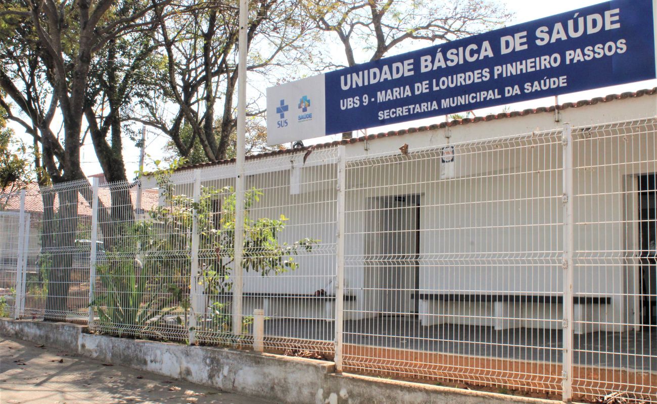 Imagem mostra a fachada da Unidade Básica de Saúde 9, localizada no bairro São Luiz. Hoje ocorre oficialmente o encerramento da vacinação contra a gripe em Itu.