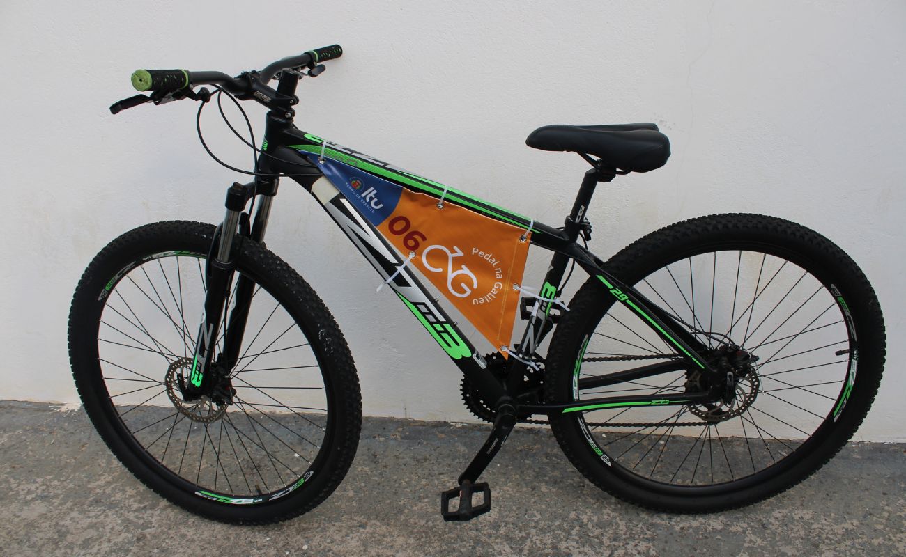 Imagem mostra uma das bicicletas que estarão disponíveis para o Projeto Pedal na Galileu.