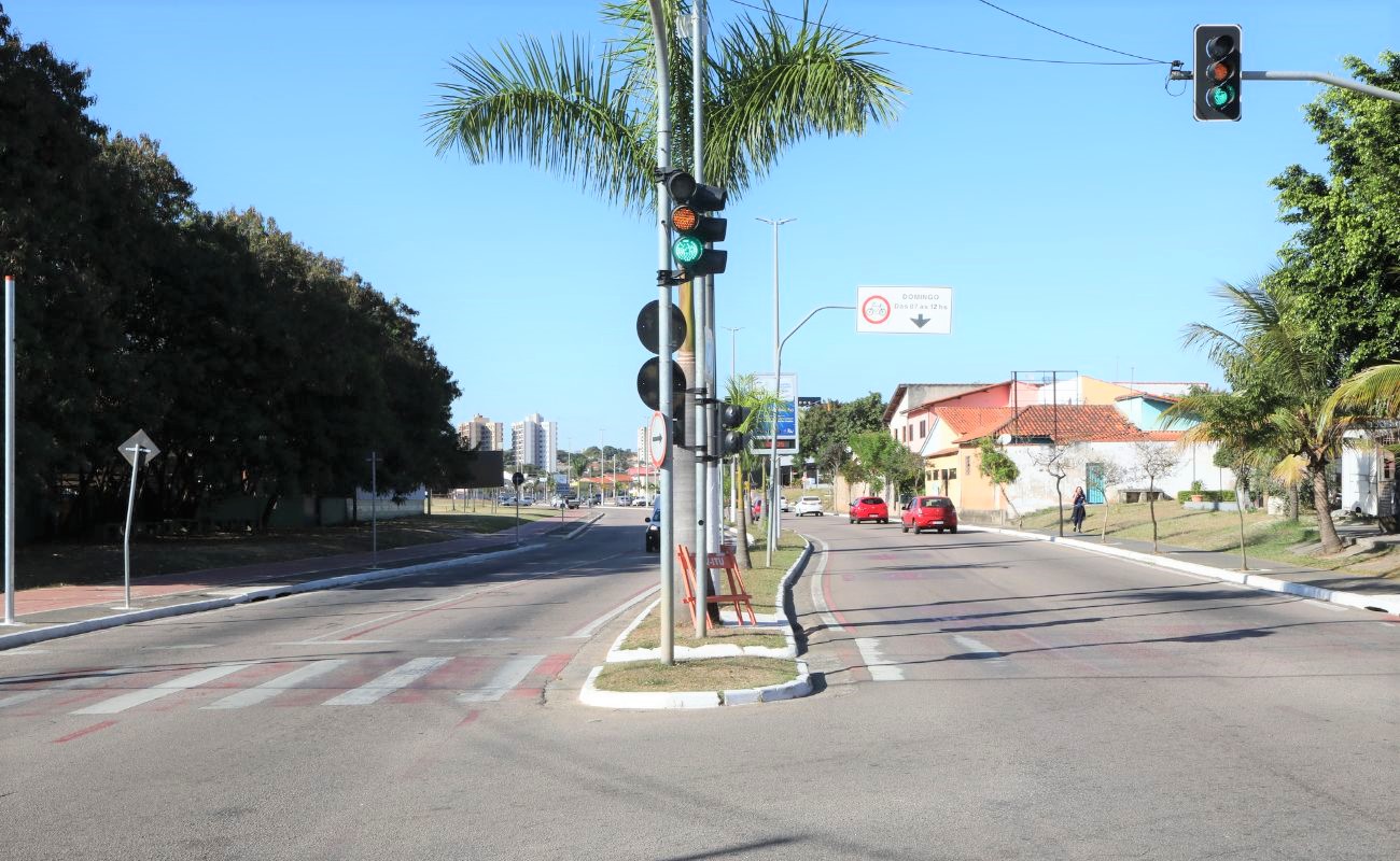 Imagem mostra a trecho Avenida Galileu Bicudo, local onde ocorrerá a Corrida Pague Menos.