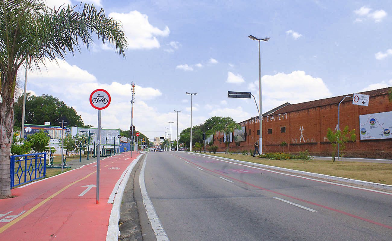 Imagem mostra a Avenida Galileu Bicudo, local onde ocorrerá a Corrida Pague Menos