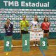 Imagem mostra 4 atletas mulheres que participaram da 3ª Etapa do Ranking Paulista 2024