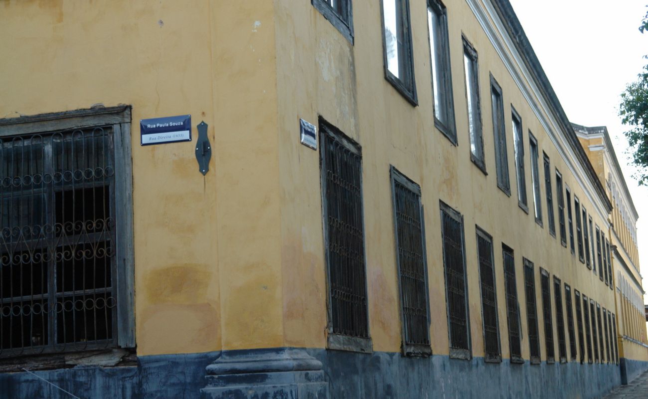 Imagem mostra a fachada do Espaço Fábrica, local onde está instalada uma das unidades do Sebrae em Itu.