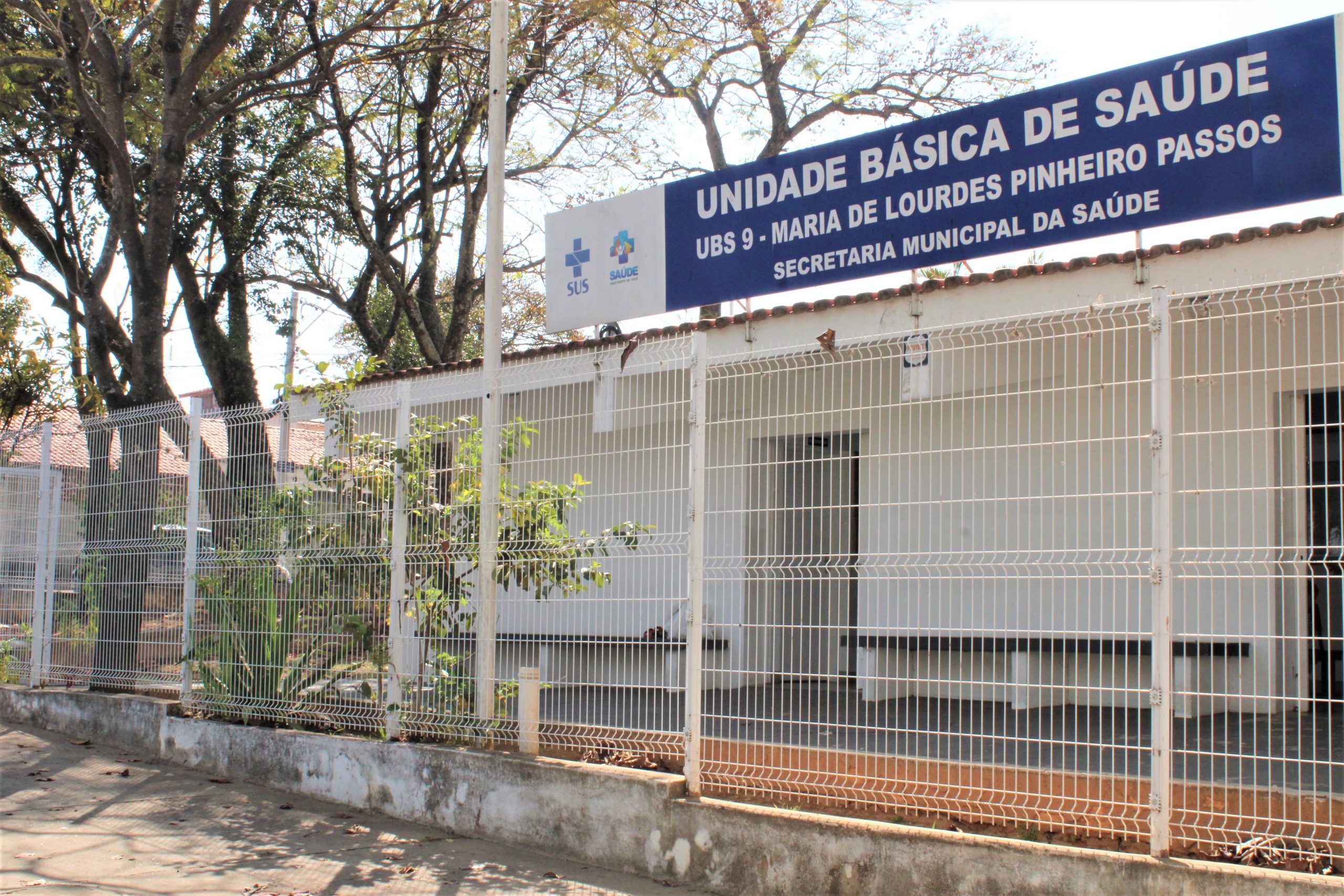 Imagem mostra a fachada da UBS 9. O local é um dos pontos de vacinação em Itu.