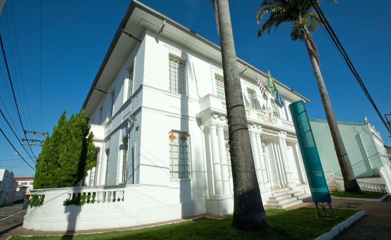 Imagem mostra a fachada do Museu Republicano, local onde será realizado os eventos da 2ª Semana da Conscientização do Turismo, com a releitura das obras de Almeida Junior.