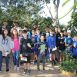 Imagem mostra os alunos do núcleo de Itu da Escolinha de Triathlon Formando Campeões que participaram de ação educativa no Dia Mundial do Meio Ambiente