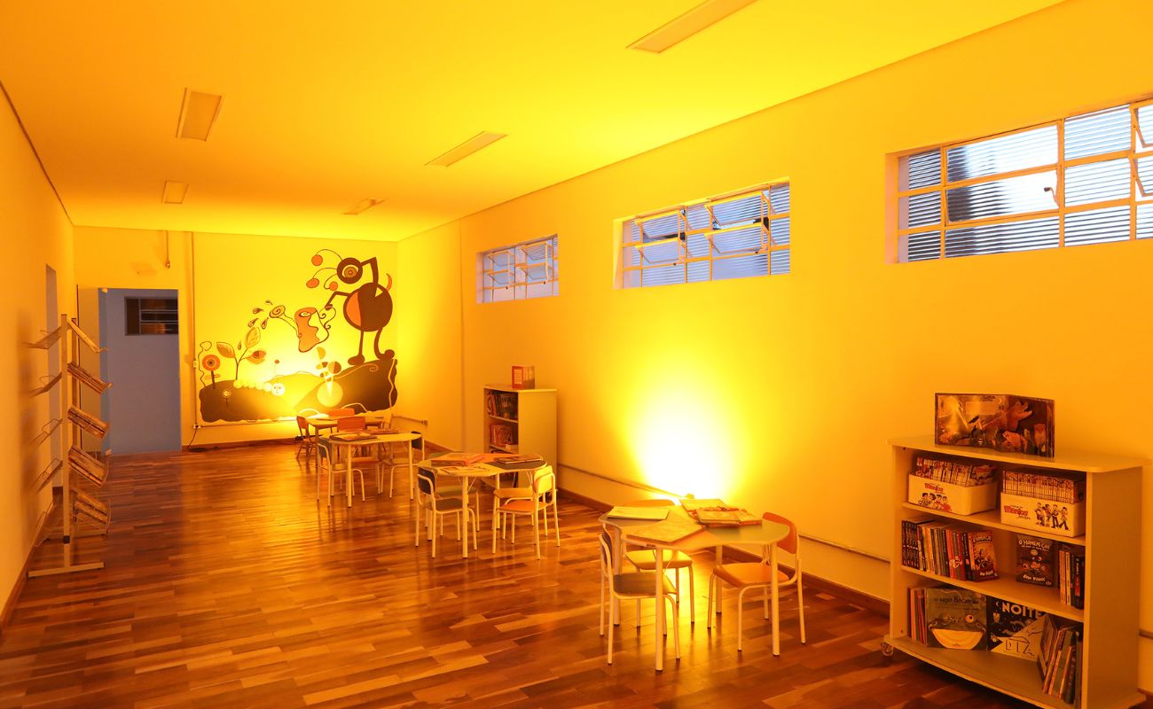 Imagem mostra uma das salas do Cila, local que ocorrerá o próximo Encontro de Economia Criativa