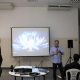 Imagem mostra o prefeito Guilherme Gazzola junto a equipe do Centro de monitoramento da Tomorrowland Brasil