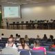 Imagem mostra pessoas sentadas no auditório da Secretaria de Educação na Prefeitura de Itu em V Conferência Municipal dos Direitos da Pessoa com Deficiência