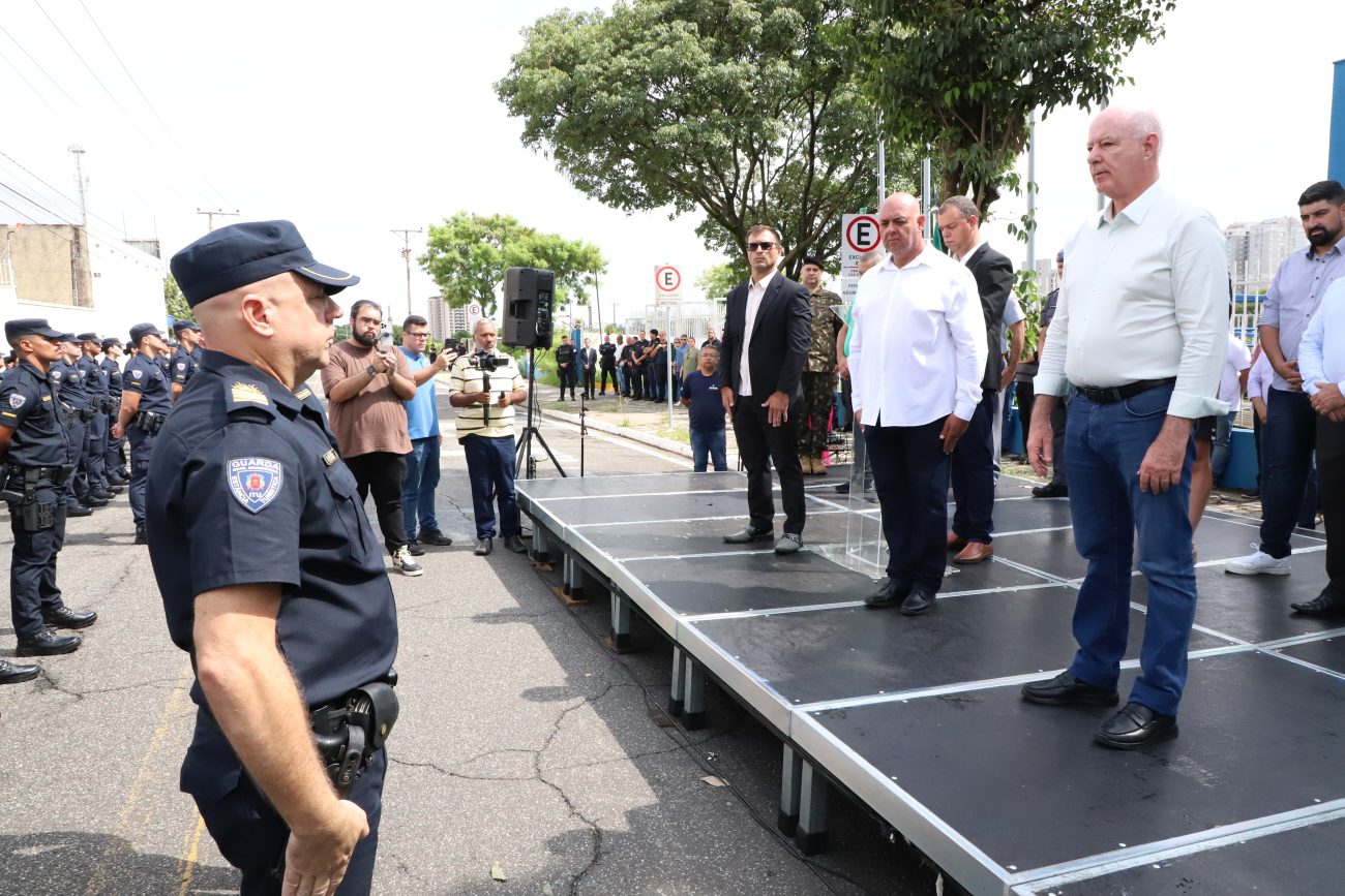 O subinspetor Bellão foi oficialmente nomeado comandante da GCM diante da tropa