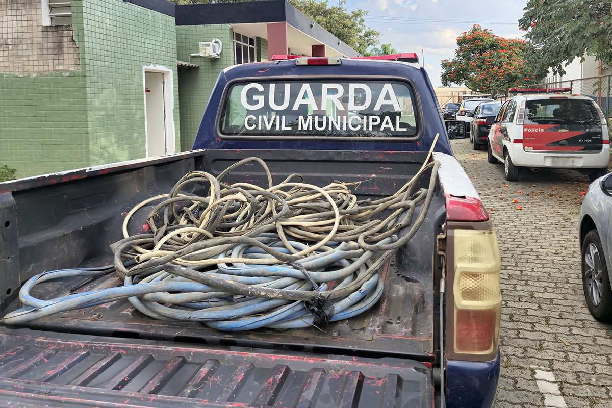 GCM Itu - furto cabo CIS